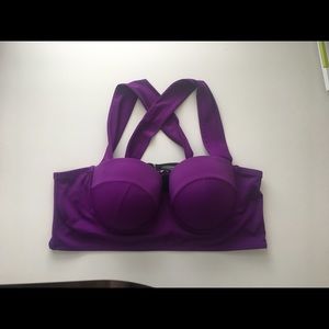 Purple Torrid Push Up Bikini Top